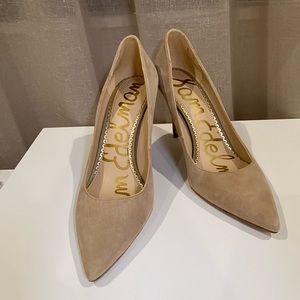 Sam Edelman Suede Pointed Toe Pumps Size 7